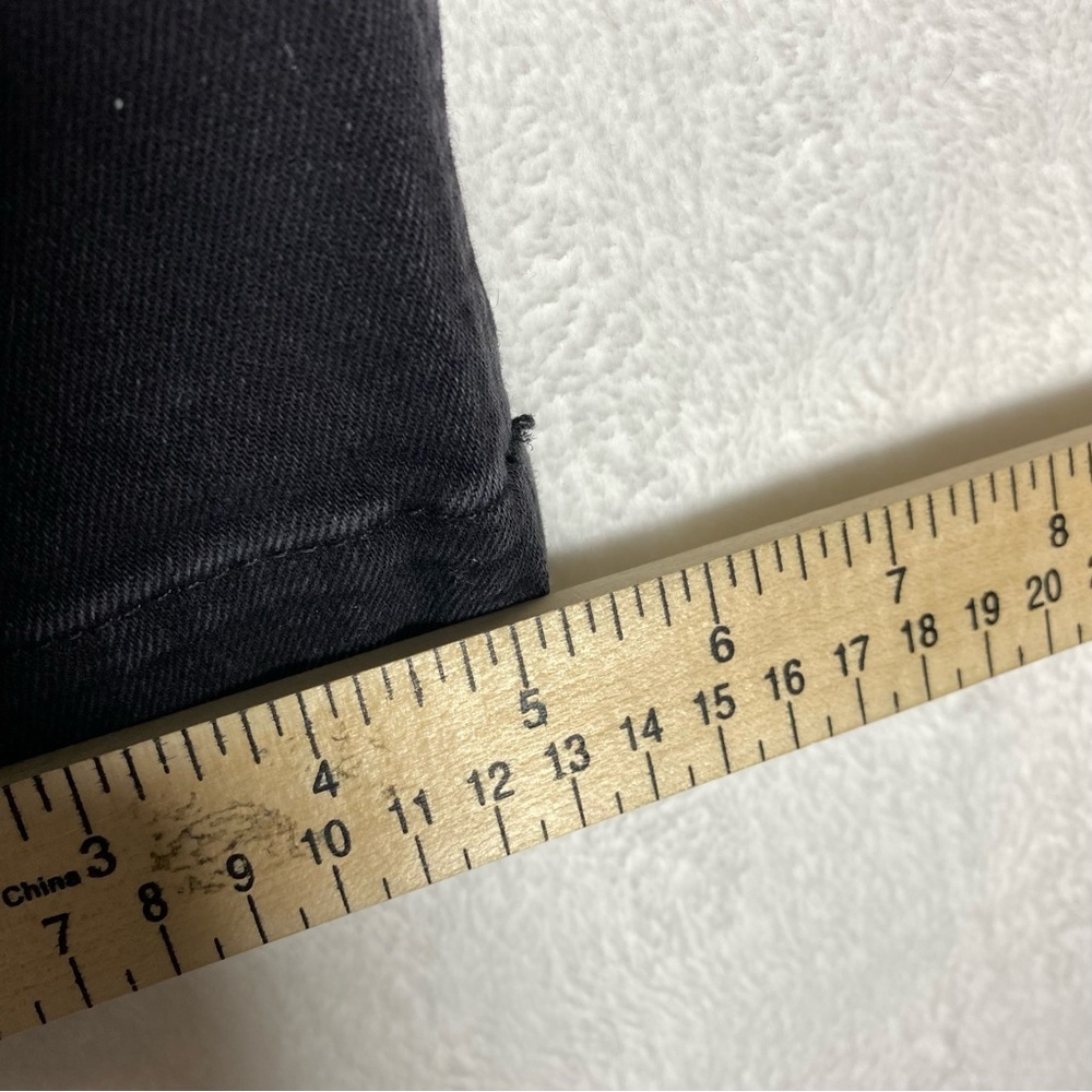 PILCRO The LETTERPRESS Anthropology Sz 27 Black Jeans Distress Button Fly - Picture 9 of 12